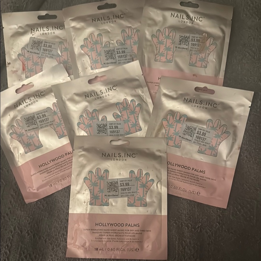 Nails Inc Hollywood Palms Hand Masks